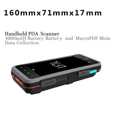 160mmx71mmx17mm Handheld PDA Scanner with 4000mAH Battery and MacroPDF Data Collection